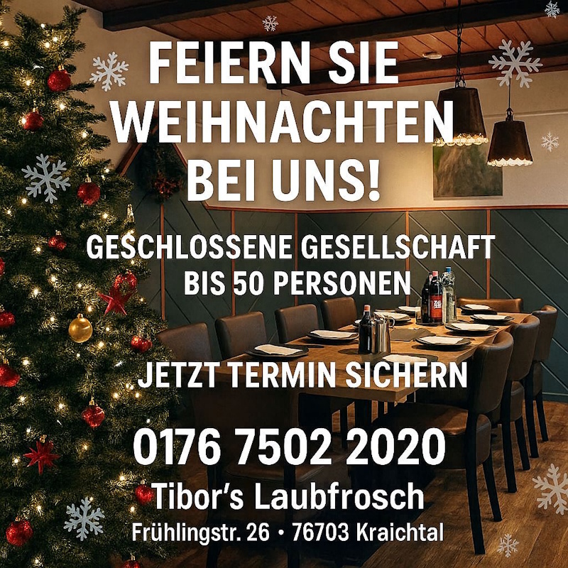 Weihnachts Reservierung